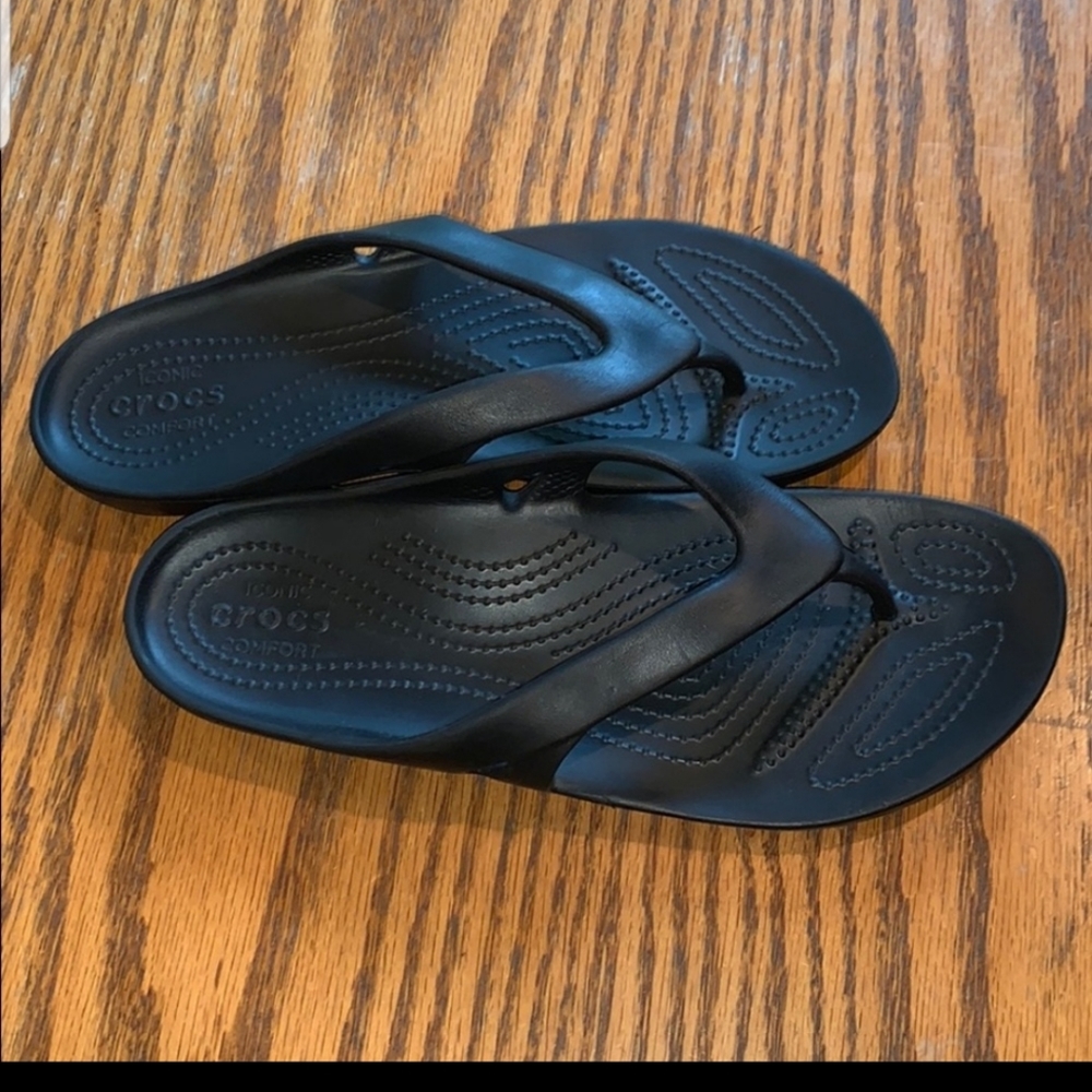 Crocs flip flops